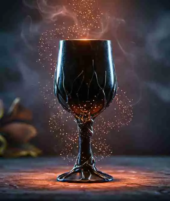 Black Wine Cup Magic