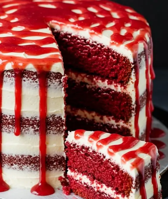 Bloody Red Velvet Cake