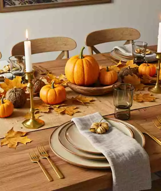 Bring in Fall Inspired Table Decor