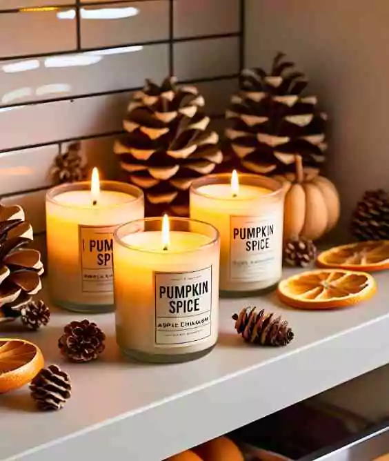 Candles with Fall Scents