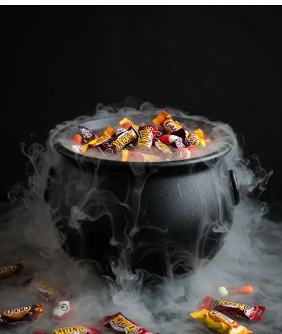 Candy Cauldron With Smoke