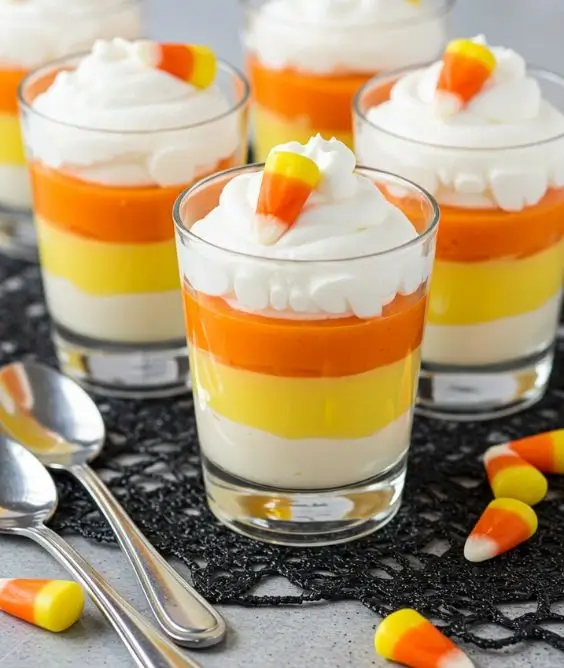 Candy Corn Parfaits