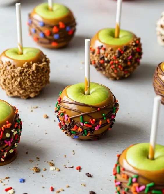 Caramel Apple Pops