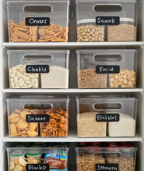 Choose Clear Storage Bins