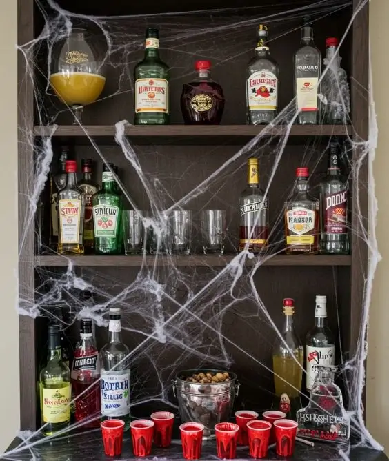 Cobwebbed Drink Station