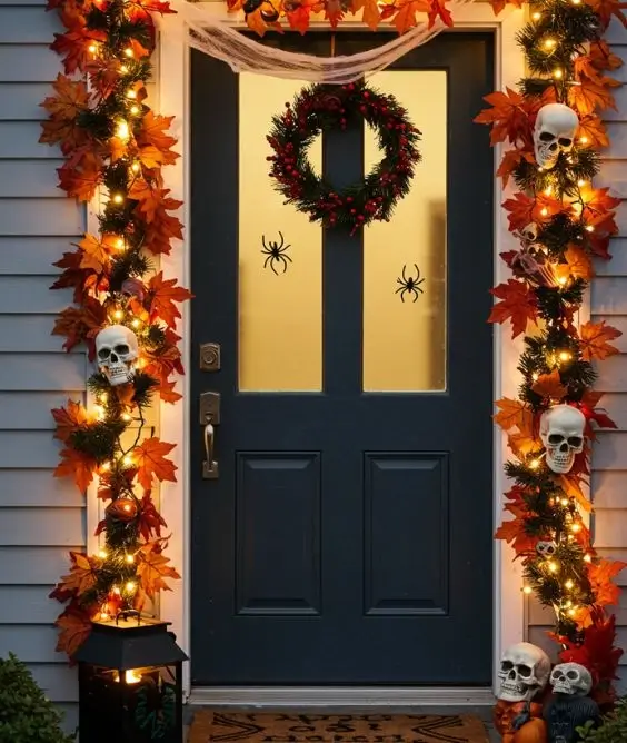 Creepy Door Garland