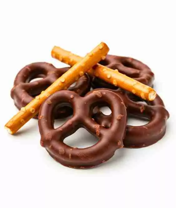 Dark Chocolate Dipped Pretzels