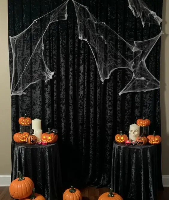 Dark Fabric Backdrop