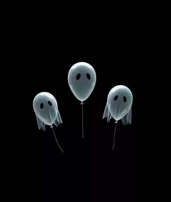 Floating Ghost Balloons 2