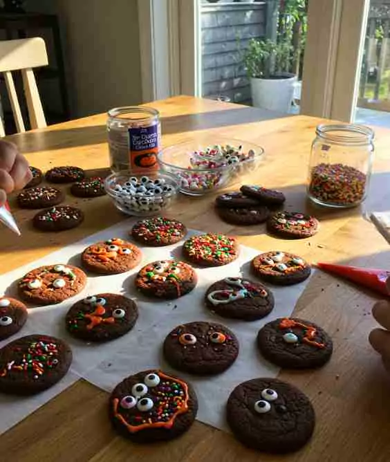Halloween Chocolate Cookies