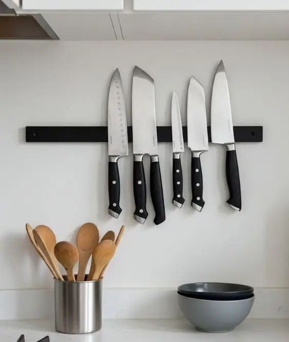 Install Magnetic Knife Strips