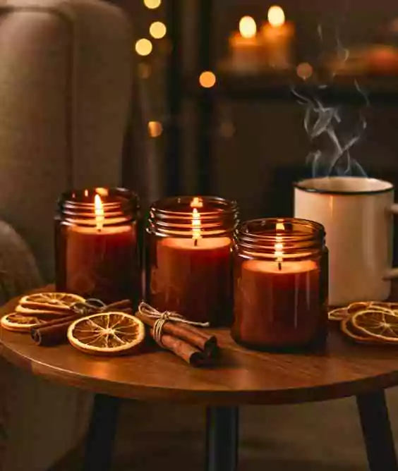 Light Up Your Home with Warm Fall Scents and Candles