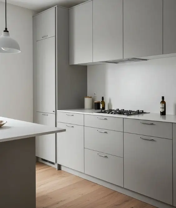 Minimalist Handleless Cabinets