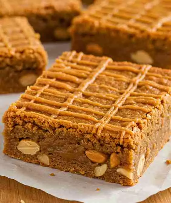Peanut Butter Blondies