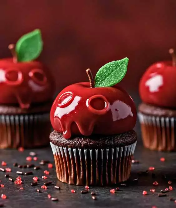 Poison Apple Cupcakes 1