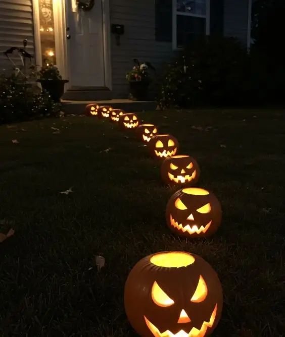 Pumpkin Pathway Lights