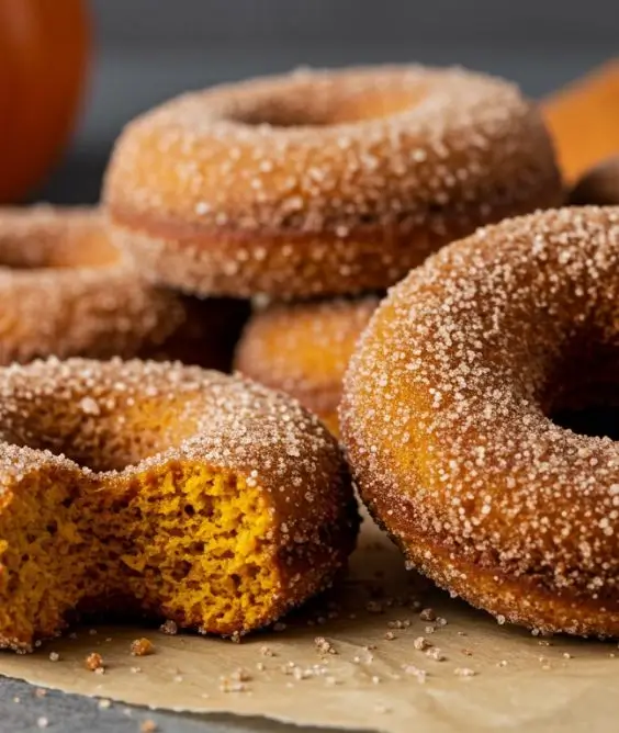 Pumpkin Spice Donuts