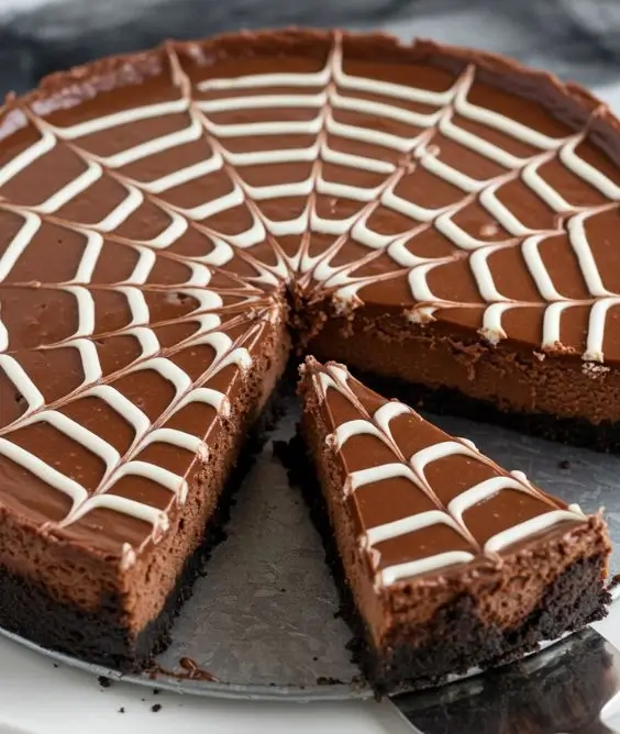 Spider Web Cheesecake