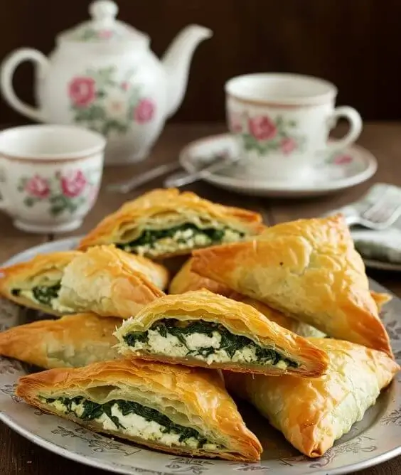 Spinach and Feta Phyllo Triangles