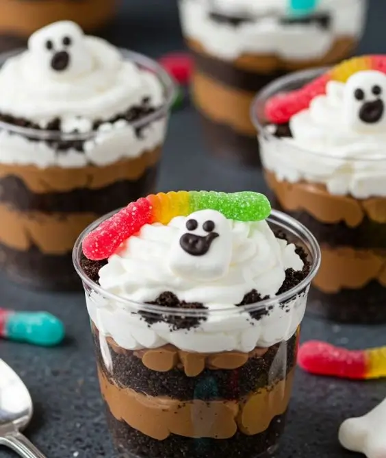 Spooky Dirt Cups 1