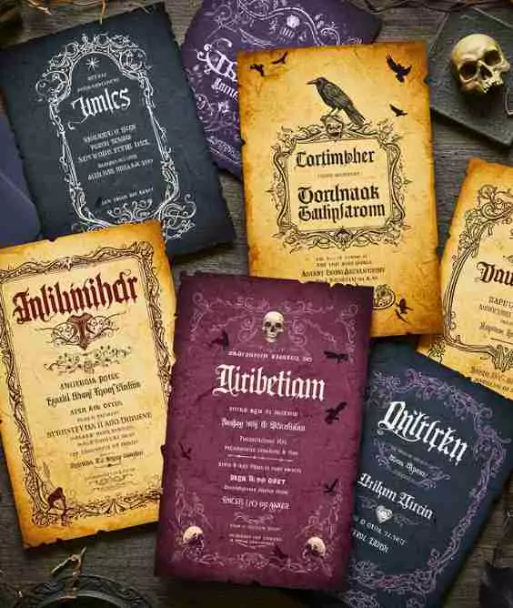 Spooky Invitations