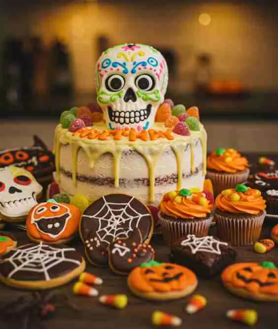 Spooky Treats Birthday Cake