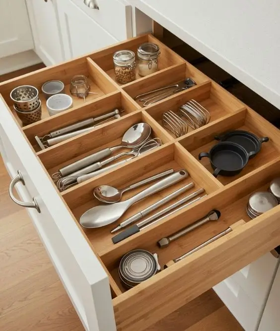 Use Drawer Dividers for Small Items