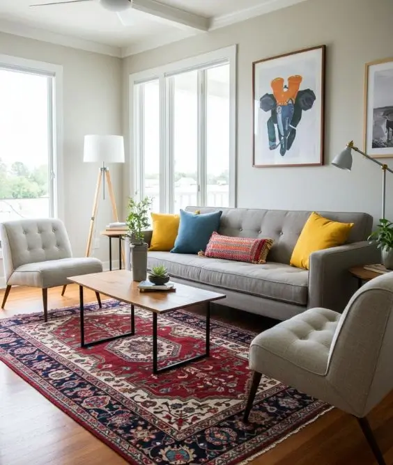 Use Rugs To Define Zones