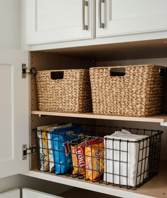 Use Under Shelf Baskets