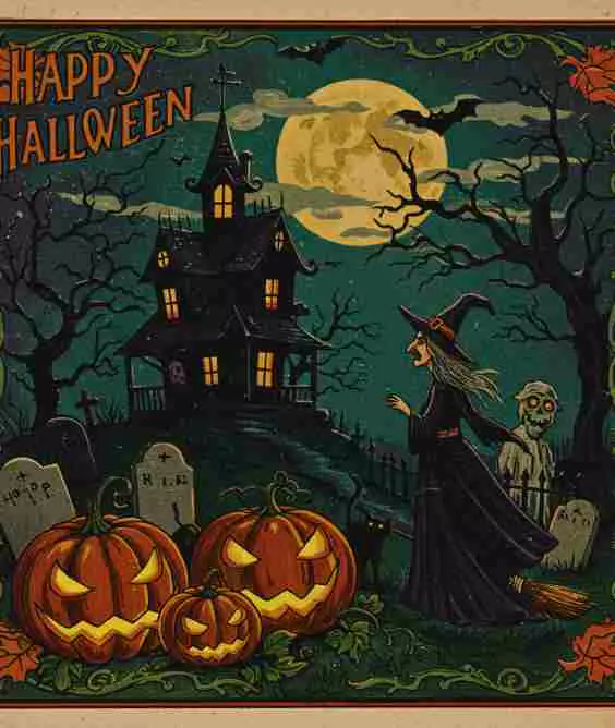 Vintage Halloween Postcards