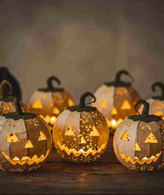 Vintage Paper Jack o Lanterns