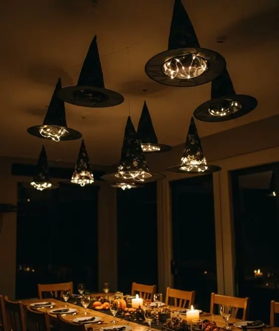 Witch Hat Chandelier