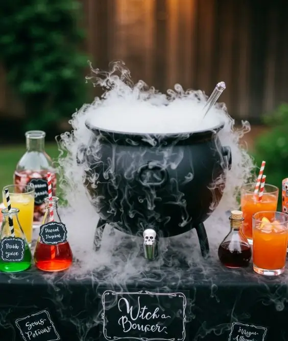 Witchs Cauldron Drink Station