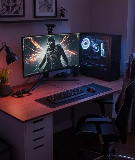 A Desk That Holds Everything Together