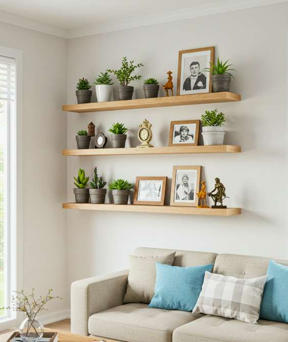 Add Floating Shelves