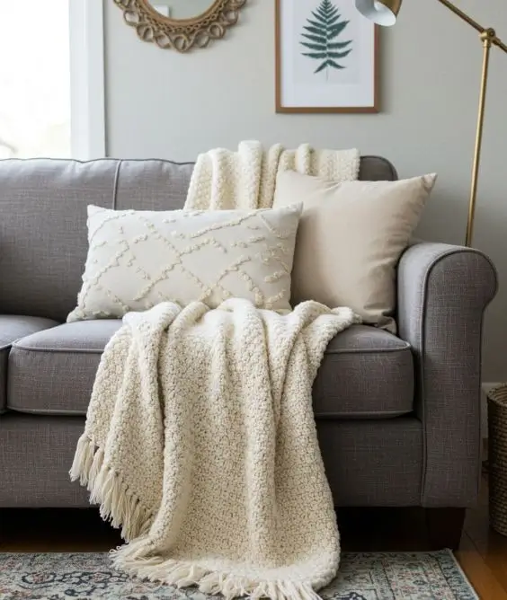 Add a Cozy Throw Blanket