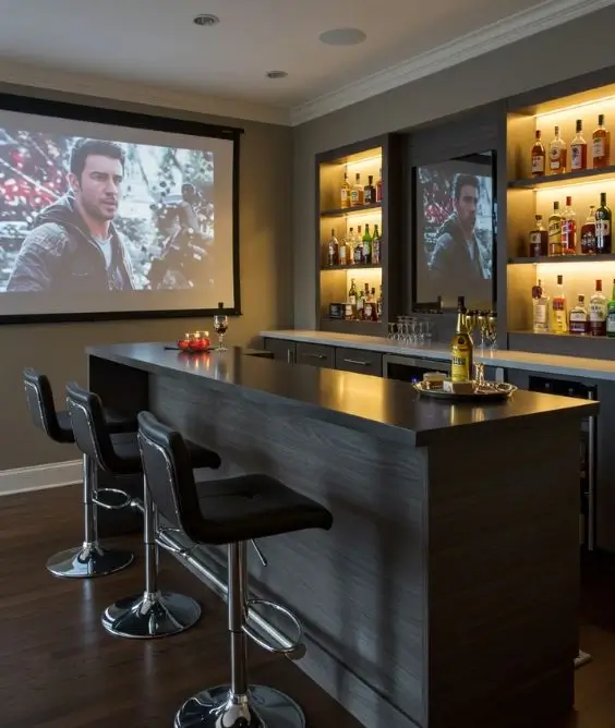 Bar Entertainment Room Setup