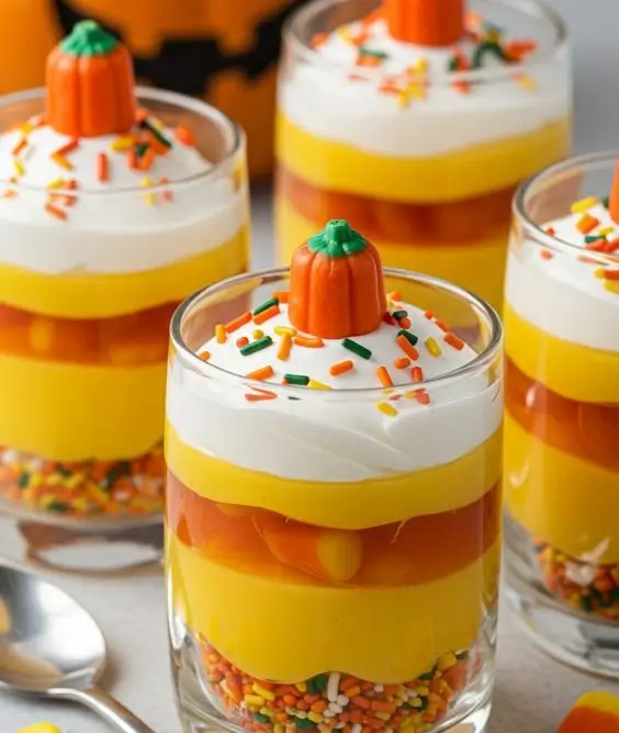 Candy Corn Parfaits