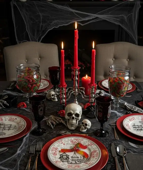 Creepy Dining Table Setup