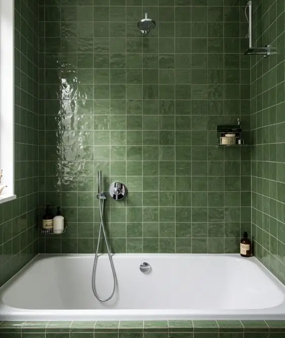 Earthy Green Tiles