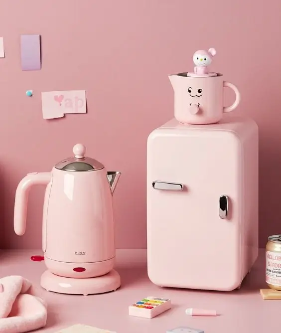 Pink Mini Appliances for Fun Corners