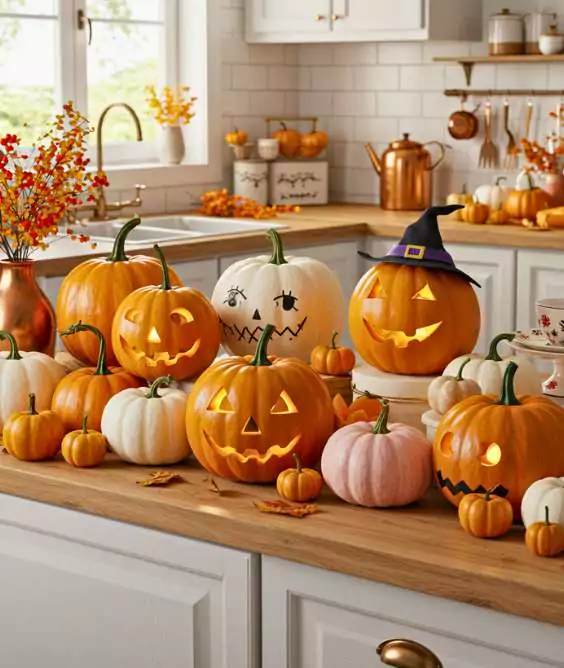 Pumpkin Parade on the Counter