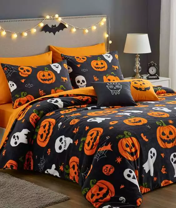 Spooky Bedding Swap