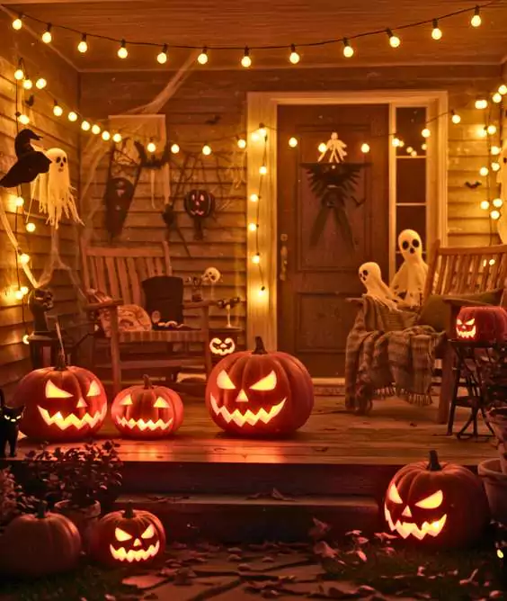 String Lights With a Spooky Twist