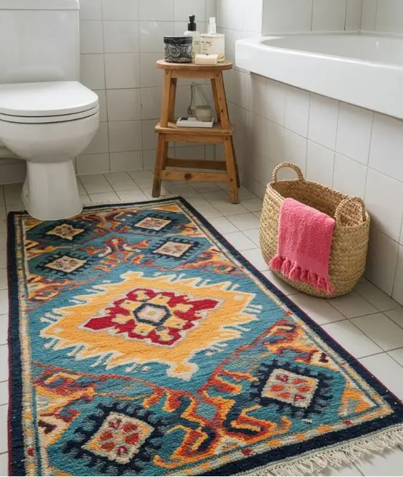 Use Colorful Rugs