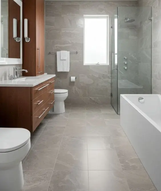 Use Large Floor Tiles