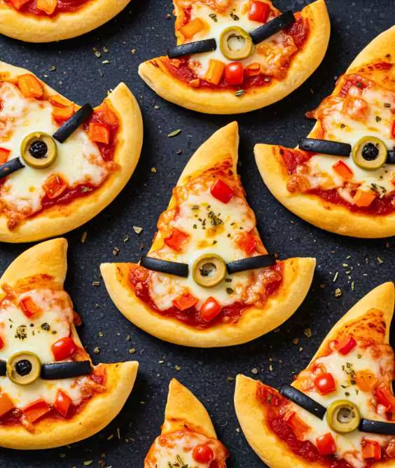 Witch Hat Mini Pizzas