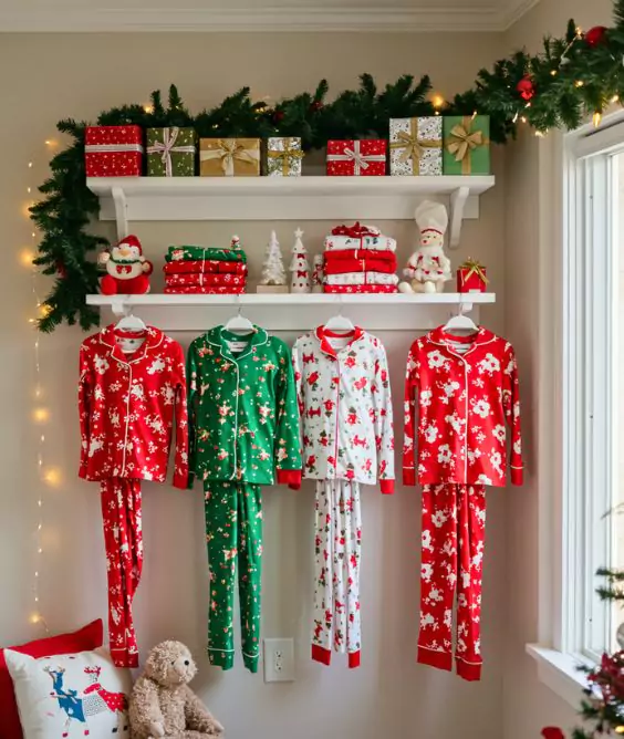 Christmas Pajama Display