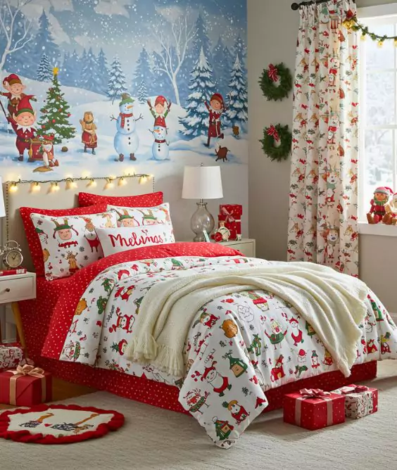Festive Bedding Switch Up