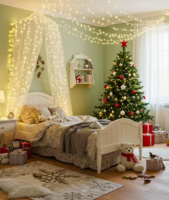 Twinkling Fairy Light Canopy